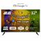 Телевізор 32" 2E LED HD 60Hz Smart Google TV Black
