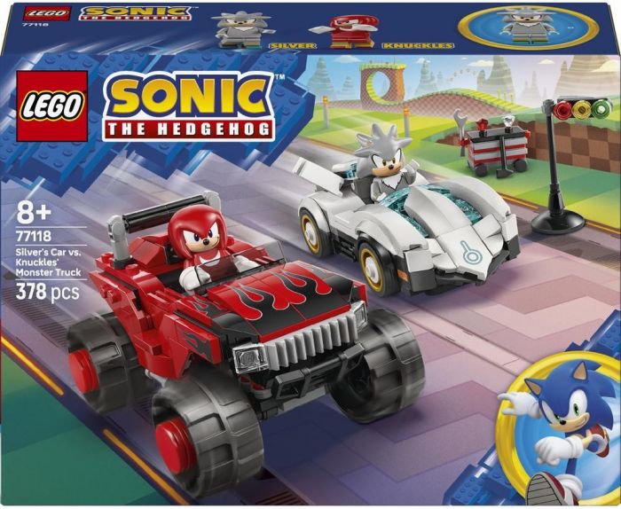 Конструктор LEGO Sonic Автомобіль Сільвера vs. монстр вантажівки Наклза