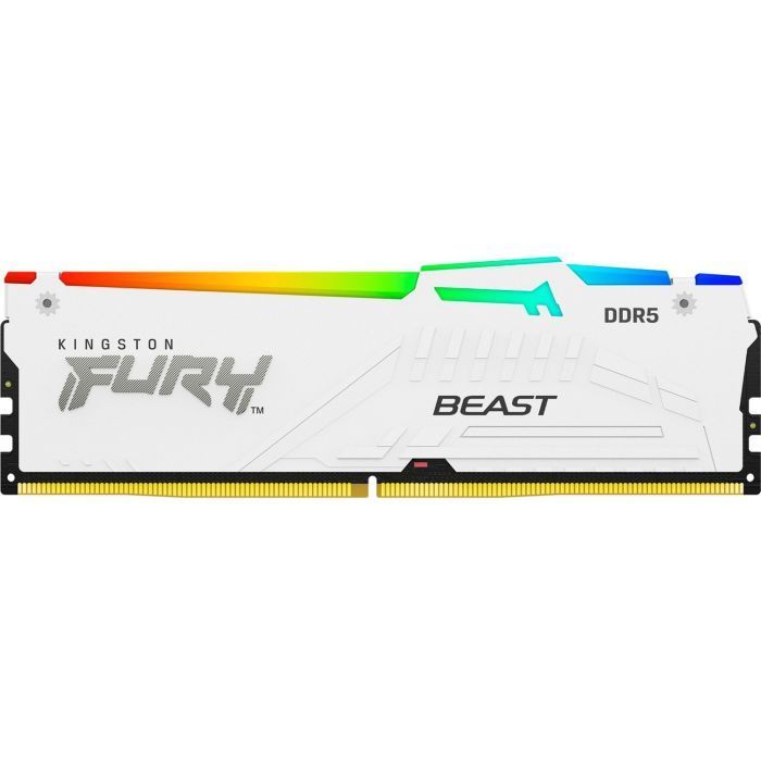 Пам'ять ПК Kingston DDR5  16GB 6400 Beast White RGB EXPO