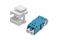 Модуль DIGITUS Keystone LC/LC duplex, SM OS2