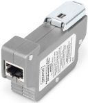Обмежувач перенапруги DIGITUS PoE (RJ45), монтаж на DIN-рейку, внутрішній