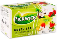 Чай зелений асорті зі шматочками фруктів Pickwick GwA 30г(20х1.5г) х12 НП