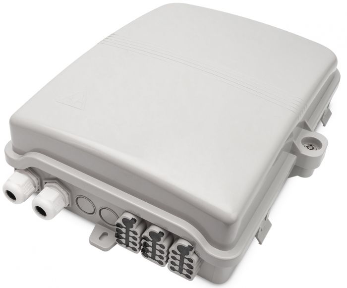 Розподільча коробка DIGITUS Outdoor FTTH, 24x SC/SX or LC/DX adapters, 24 splices