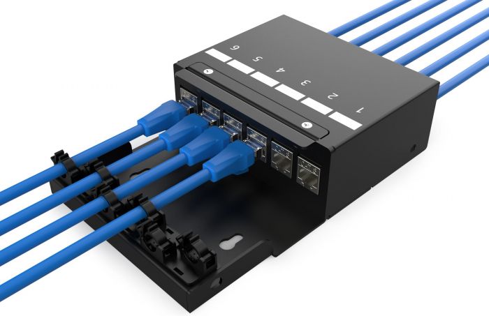 З'єднувальна коробка DIGITUS 6 портів Keystone