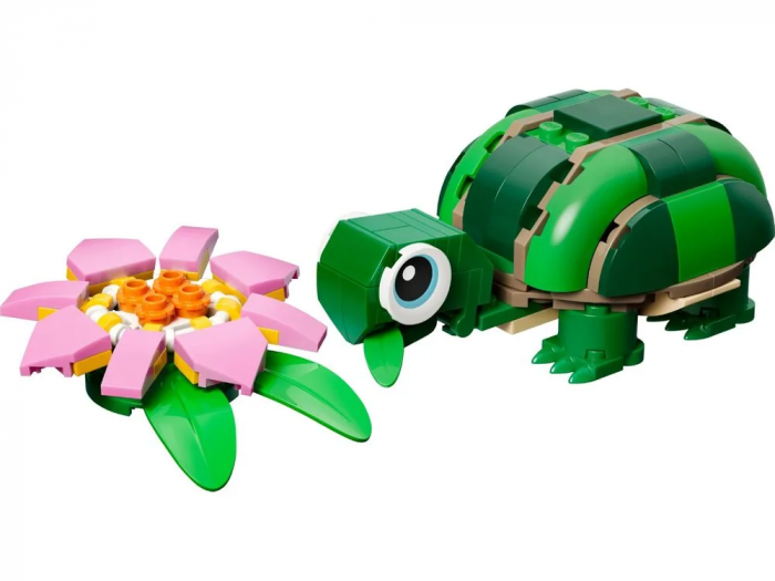 Конструктор LEGO Creator Черепаха з квіткою водяної лілії
