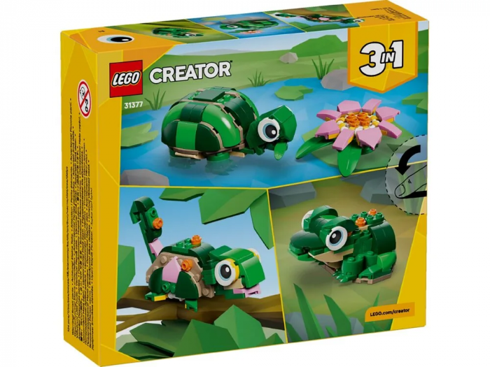 Конструктор LEGO Creator Черепаха з квіткою водяної лілії