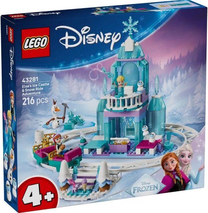 Конструктор LEGO Disney Princess Крижаний палац Ельзи та веселе катання на санчатах