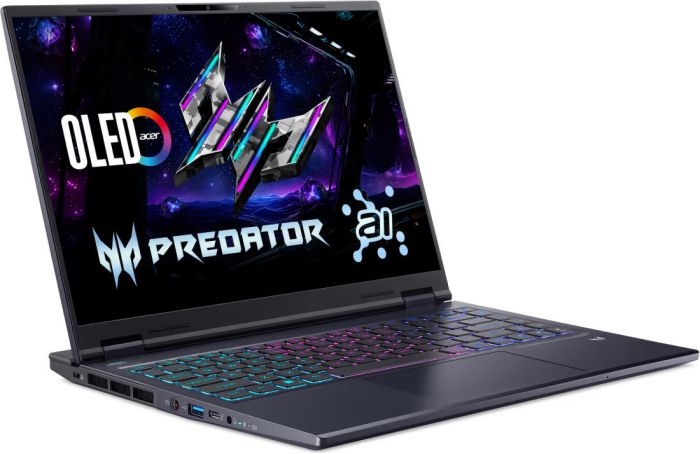 Ноутбук Acer Predator Helios Neo 14 PHN14-71 14.5" 2.8K OLED, Intel U9-285H, 32GB, F1TB, NVD5070-8, Lin, чорний