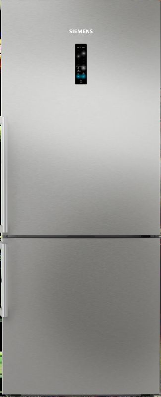 Холодильник Siemens з нижн. мороз., 186x75x78, xолод.відд.-357л, мороз.відд.-169л, 2дв., C, NF, дисплей, нерж
