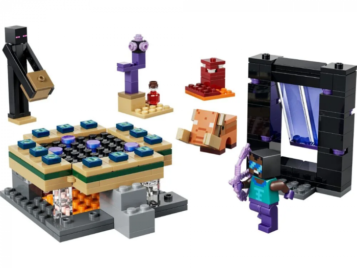 Конструктор LEGO Minecraft Подорож до Нижнього світу та Порталу до Краю