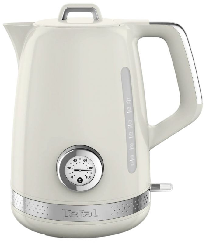 Електрочайник Tefal Soleil+ 1.7л, Strix, пластик, бежевий