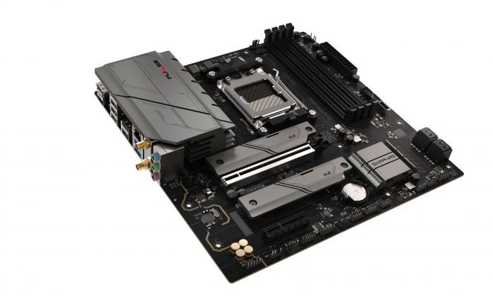 SAPPHIRE Motherboard PULSE B850M WIFI sAM5 B850 4xDDR5 M.2 HDMI DP WiFi BT mATX
