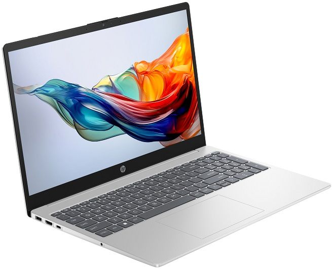 Ноутбук HP 15-fc0057ua 15.6" FHD IPS AG, AMD R5-7520U, 16GB, F1TB, UMA, DOS, сріблястий