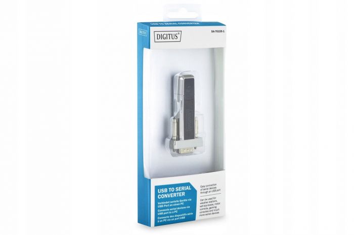 Адаптер DIGITUS USB 1.1 to RS232, чорний