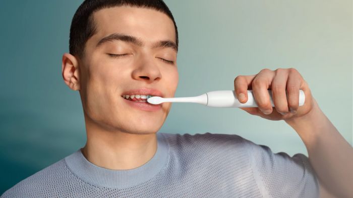 Щітка зубна електр. Philips, Sonicare 2100, насадок-1, 2 рівні інтенсивності, білий