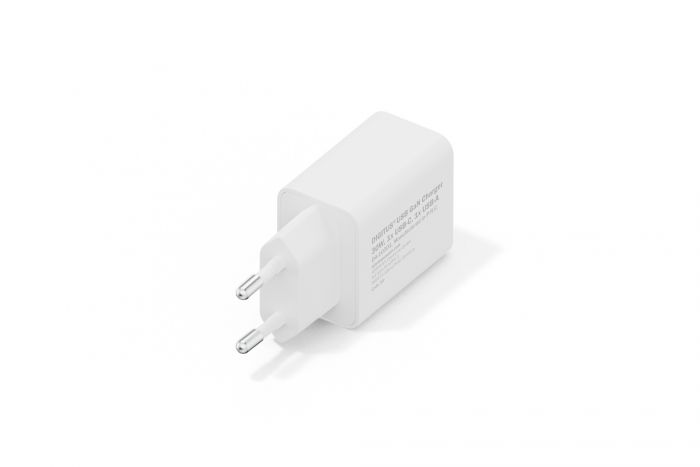 Зарядний пристрій DIGITUS GaN 1хUSB-C, 1хUSB-A, 30W