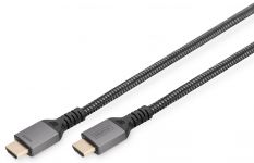 Кабель DIGITUS HDMI (M/M), 8K, Ultra High speed/Ethernet, 3м, чорний