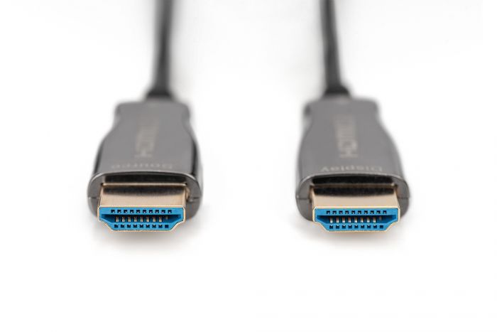 Кабель DIGITUS HDMI UHD 4K, AOC hybrid-fiber, type A M/M, 15м, чорний