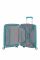 Валіза American Tourister, Soundbox, поліпропілен, мала, 55см, 35.5/41л, TSA, 4 колеса, EXP, бірюзовий