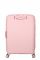 Валіза American Tourister, Soundbox, поліпропілен, середня, 67см, 71.5/81л, TSA, 4 колеса, EXP, пастельно-рожевий