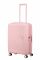 Валіза American Tourister, Soundbox, поліпропілен, середня, 67см, 71.5/81л, TSA, 4 колеса, EXP, пастельно-рожевий