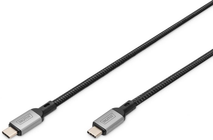 Кабель DIGITUS USB 4.0 (Type-C/Type-C) 1м, чорний