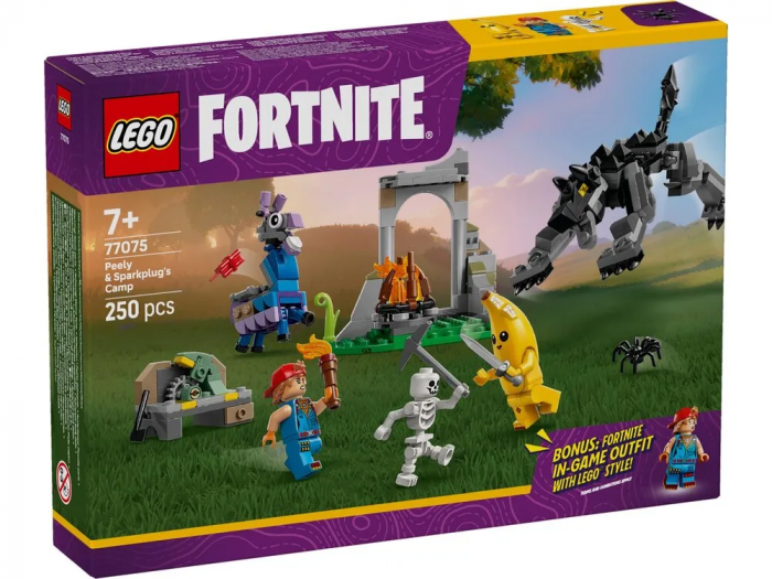 Конструктор LEGO Fortnite Табір Peely та Sparkplug