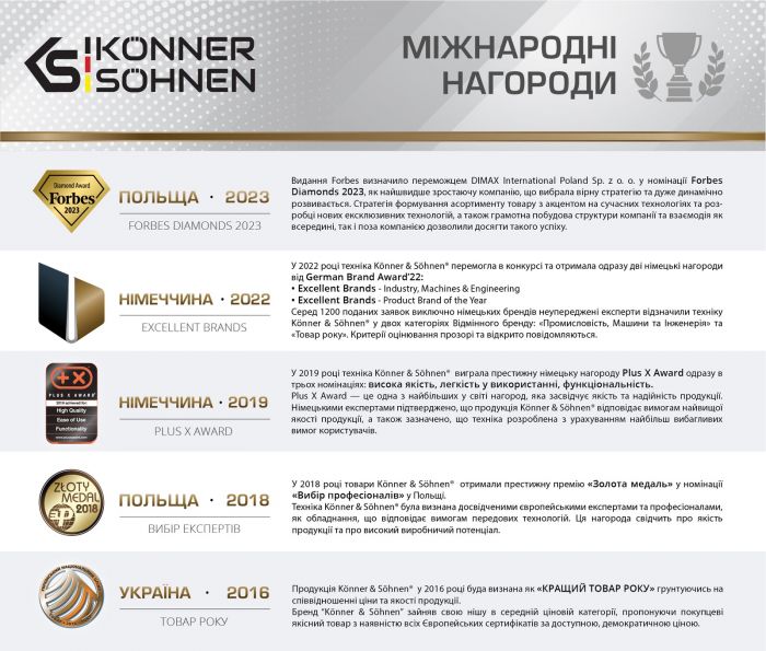 Генератор дизельний Konner&Sohnen KS 16-1E 230В 16/15кВт електростартер 360кг