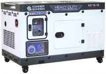 Генератор дизельний Konner&Sohnen KS 16-1E 230В 16/15кВт електростартер 360кг