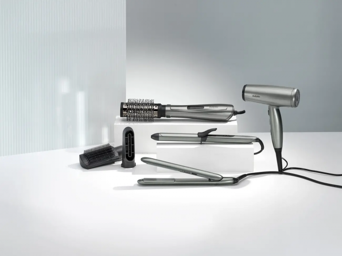 Плойка Babyliss Xanadu, 46Вт, темп.режимів-6, D -25mm, 160-210С, метал, сірий