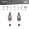 Кабель DIGITUS USB-C UHD 4K, AOC hybrid-fiber, type C M/M, 10м, чорний