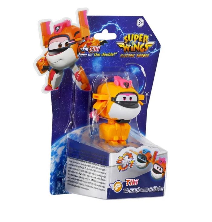 Ігрова фігурка-трансформер Super Wings Transform-a-Bots Тікі (Tiki), 5см