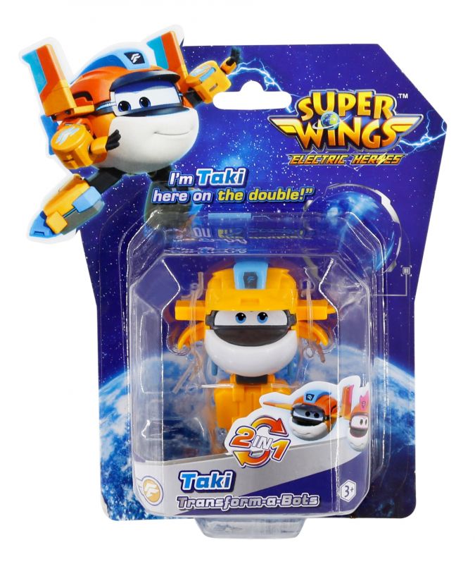 Ігрова фігурка-трансформер Super Wings Transform-a-Bots Такі (Taki), 5см