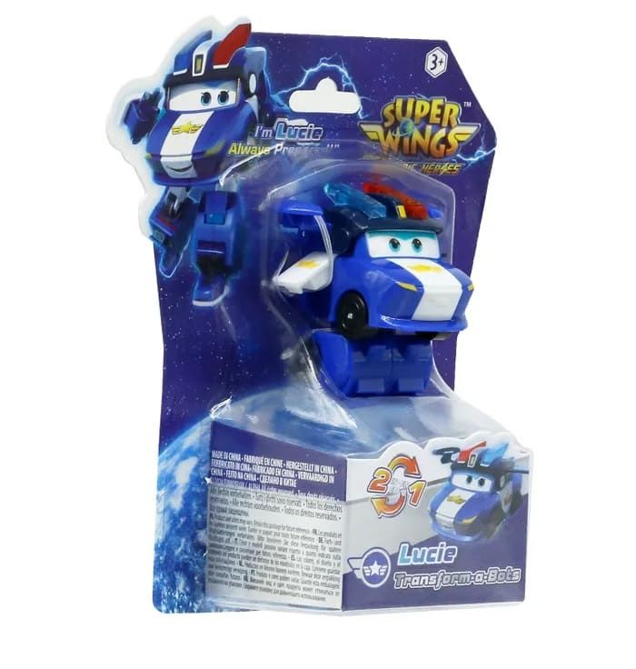 Ігрова фігурка-трансформер Super Wings Transform-a-Bots Люсі (Lucie), 5см