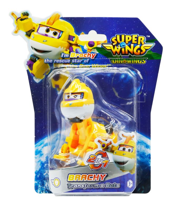 Ігрова фігурка-трансформер Super Wings Transform-a-Bots Брахі (Brachy), 5см