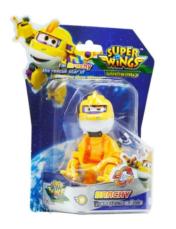 Ігрова фігурка-трансформер Super Wings Transform-a-Bots Брахі (Brachy), 5см
