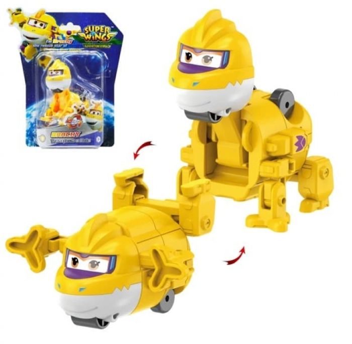 Ігрова фігурка-трансформер Super Wings Transform-a-Bots Брахі (Brachy), 5см