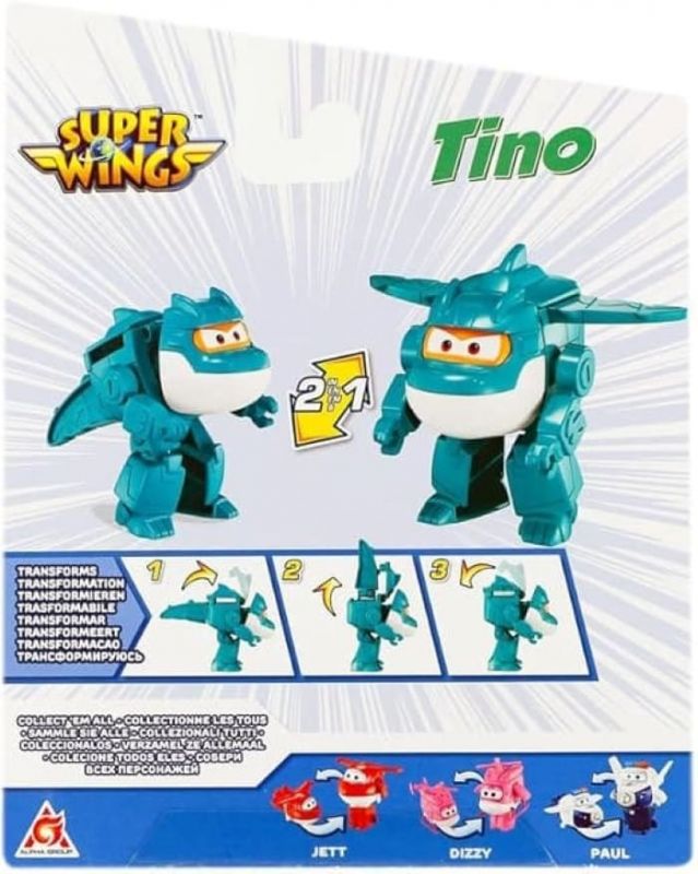 Ігрова фігурка-трансформер Super Wings Transforming Тіно (Tino), 10см