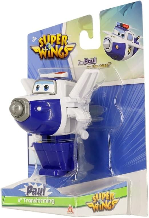 Ігрова фігурка-трансформер Super Wings Transforming Пол (Paul), 10см