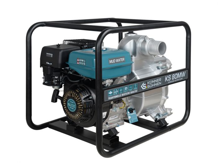 Мотопомпа бензинова Konner&Sohnen KS 80MW 1000л/хв 9.0к.с 60кг