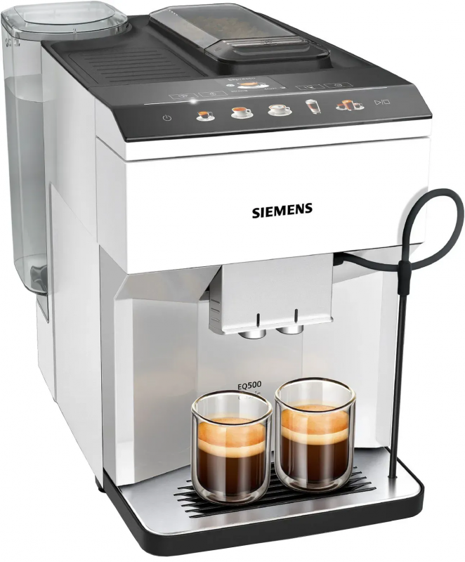 Кавомашина Siemens 1.9л, зерно + мелена, автомат.капучинатор, авторецептів - 10, білий
