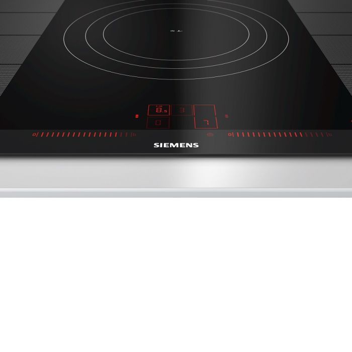 Варильна поверхня Siemens індукційна, 90см, 5 конфорок, 2 зони розширення, чорний