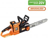 Пила ланцюгова акумуляторна SEQUOIA SBC4016BS-E2W 40В(20В+20В) акб 2х4.0А·год шина 40см 3/8" 25.0м/с ЗП 3.9кг