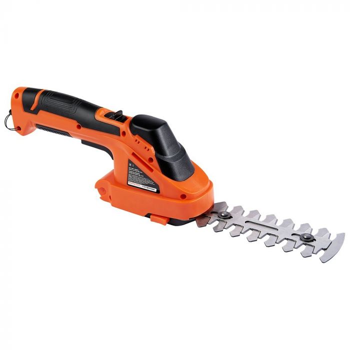 Ножиці для трави акумуляторні SEQUOIA SBC7213 7.2В + насадка кущоріз 12см крок різу 8мм 1x1.3А·год ЗП 0.7кг