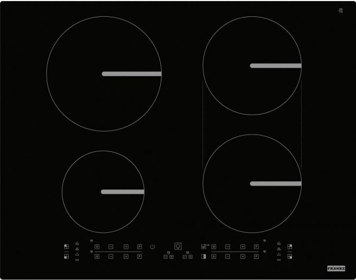 Варильна поверхня Franke Smart FSM 654 I B BK, індукційна, Slider, Bridge, Power Limitation, чорна