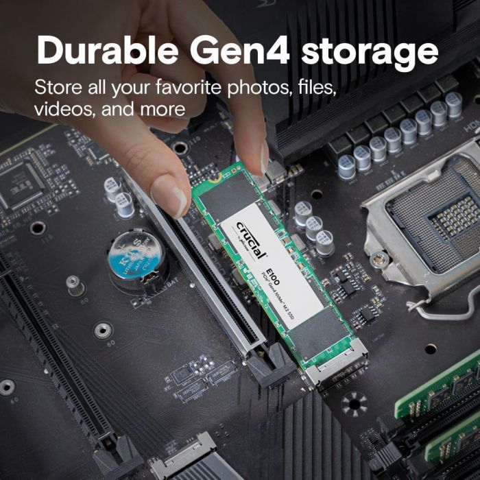 Накопичувач SSD Crucial M.2 1TB PCIe 4.0 E100