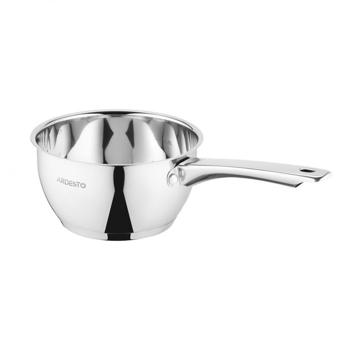 Ківш зі скляною кришкою ARDESTO Gemini Lucca, 1.6л, нержавіюча сталь