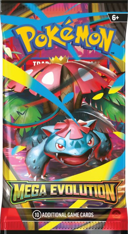 Колекційна карткова гра Pokemon: Mega Evolution, бустер пак (1 шт)