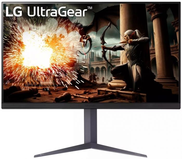 Монітор LG 31.5" 32GS75Q-B 2xHDMI, DP, Audio, IPS, 2560x1440, 180Hz, 1ms, sRGB 99%, G-SYNC, FreeSync, Pivot, HDR400