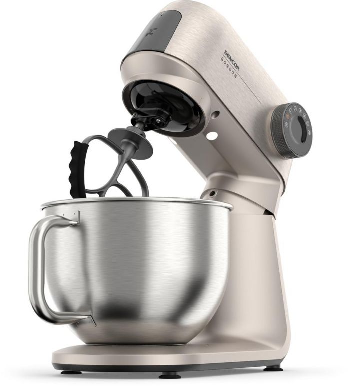 Кухонна машина Sencor Gordon, 1500Вт, чаша-метал, корпус-метал, насадок-20, метал